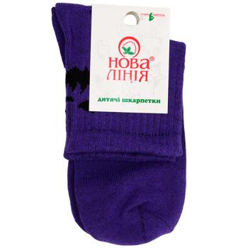 Sock Nova linia purple 22-24size Ukraine - buy, prices for Auchan - photo 3