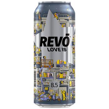 Напій слабоалкогольний Revo Love is енергетичний 8,5% 0,5л - купити, ціни на Ідеал - фото 1