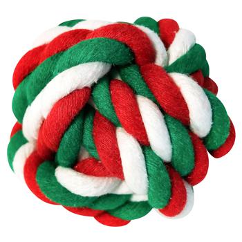 MasterZoo New Year's Wicker Ball Dog Toy 8cm - buy, prices for MasterZoo - photo 1