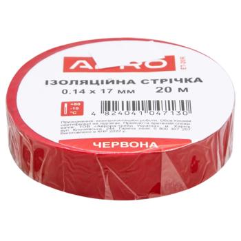 Iзоляцiйна стрiчка Сила Звички червона 0,14*17мм 20м - купити, ціни на MasterZoo - фото 1