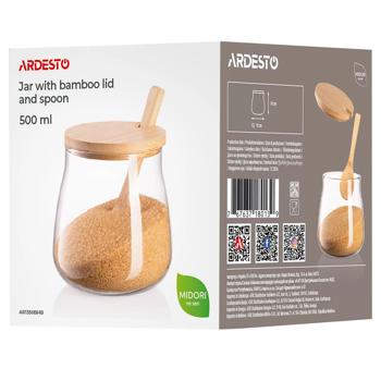 Ardesto Midori Sugar Glass Jar 500ml - buy, prices for Za Raz - photo 5