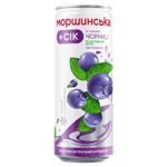 Morshynska Non-Carbonated Drinking Water with Blueberry-Mint Flavor 0.33l