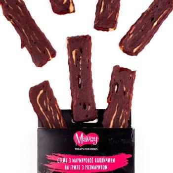 Ласощі для собак Mavsy Refined jerky 100 г - яловичина - купить, цены на MasterZoo - фото 3