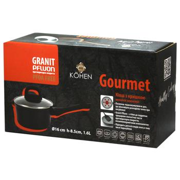 Kohen Gourmet Pan with Lid 1.6l - buy, prices for MegaMarket - photo 4