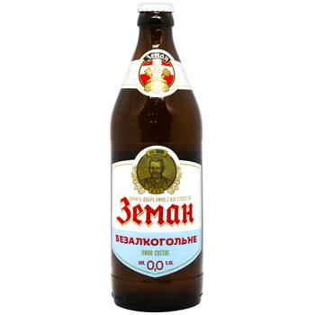 Zeman Light Non-Alcoholic Beer 0.5l - buy, prices for Chudo Market - photo 1