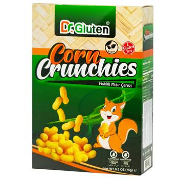Снек Dr.Gluten кукурудз.арахіс б/глютену 75г И346 (Тур) - купити, ціни на КОСМОС - фото 1
