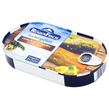 Fillet Rügen Fisch Smoked Herring in Oil 200g - buy, prices for - photo 1