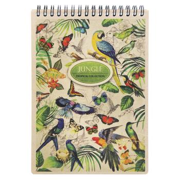 Buromax Kraft Notebook on Spring in Checkered With Perforation A5 80 Sheets - buy, prices for NOVUS - photo 2