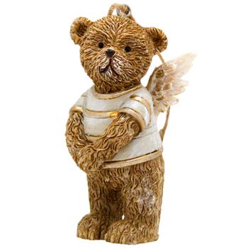Подвеска декоративная Bona Di Мишка Тедди ангелочек 8см в ассортименте - купить, цены на WINETIME - фото 3