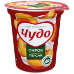 Десерт творожный Чудо Творожок взбитый с персиком 5% 170г