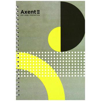 Axent A5 Checkered Notebook on Spiral with Hard Cover 96 Sheets - buy, prices for Ideal - photo 4
