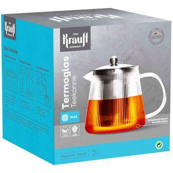 Krauff Thermoglas Teapot 1.2l - buy, prices for METRO - photo 2