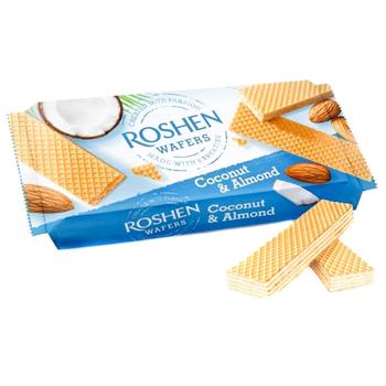 Вафли Roshen кокос и миндаль 216г - купить, цены на Идеал - фото 2