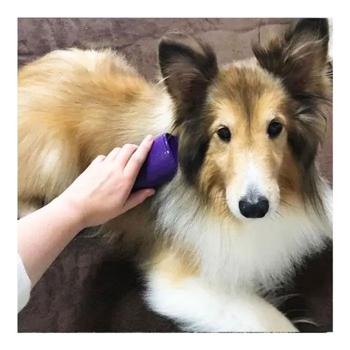 Щітка для собак Pet Teezer De-shedding and Grooming - фіолетово-сірий - купити, ціни на MasterZoo - фото 2