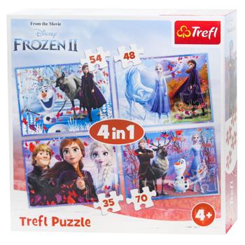 Trefl Icy Heart 2 Puzzles 4 in 1