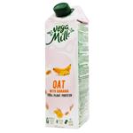Vega Milk Banana Flavored Oat Drink 1.5% 0.95l