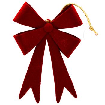 Підвіска Бант червоний/зелений 12,3х1,2х9см - купити, ціни на - фото 3