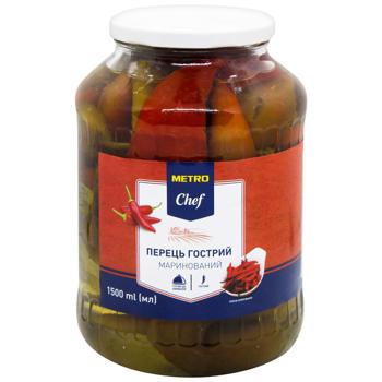 Metro chef canned hot pepper 1.5L