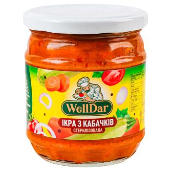 Ікра з кабачків WellDar стерилізована 400г