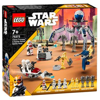 Lego Star Wars Clone Trooper & Battle Droid Battle Pack Building Set 75372