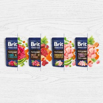 Brit Premium Wet Food with Beef and Carrots for Dogs of Small Breeds 85g - buy, prices for COSMOS - photo 2