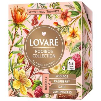 Lovare Assorted Tisanes Rooibos Collection Herbal Tea 1.5g x 32pcs - buy, prices for Auchan - photo 1