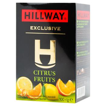 Чай Hillway Exclusive Citrus fruits листовий 100г - купити, ціни на ULTRAMARKET - фото 1