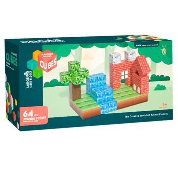 My World Magnetic Building Cubes Construction Set 2.3cm 64 pcs