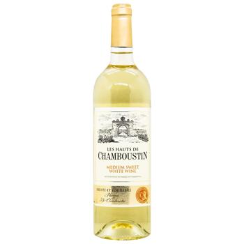 Les Hauts de Chamboustin White Semi-sweet Wine 10.5% 0.75l - buy, prices for - photo 1