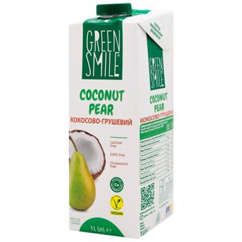 Green Smile Rice-Coconut Ultra-pasteurized Drink with Pear Filler 1l - buy, prices for EKO Market - photo 1