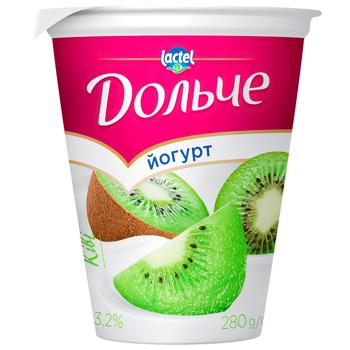 Dolce Kiwi Flavored Yogurt 3.2% 280g