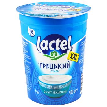 Йогурт Lactel Сливочный Греческий стиль 7% 500г