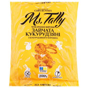 Макаронные изделия Ms.Tally Зайчата кукурузные 200г