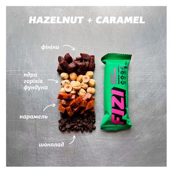 Fizi Hazelnut+Caramel Bar in Chocolate Glaze 45g - buy, prices for Tavria V - photo 6