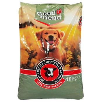 Good Friend Dry Food with Beef for Dogs 10kg