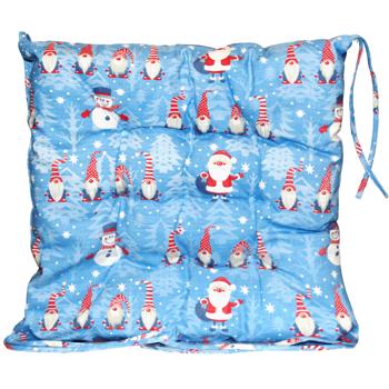 Подушка на стілець Home Line Гноми 40х40см блакитний/джинс