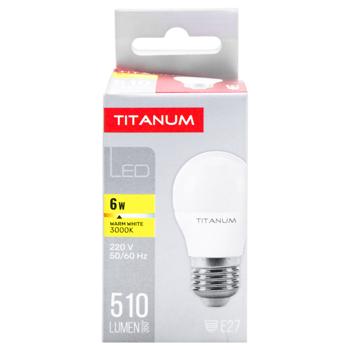 Titanum LED Lamp G45 6W E27 3000K - buy, prices for - photo 3