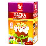 Смесь для выпечки Сто пудов Кулич с изюмом 550г