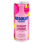 Напій слабоалкогольний Absolut Drinks Raspberry Lemonade 5% 250мл