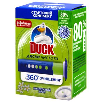 Duck Citrus Breeze Toilet Cleanliness Discs 36ml - buy, prices for MegaMarket - photo 1