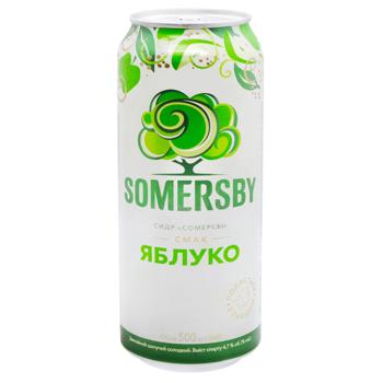 Сидр Somersby Яблоко 4,7% 0,5л - купить, цены на Идеал - фото 1