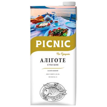 Вино Picnic Аліготе По-Грецьки біле сухе 9,5-14% 1л - купити, ціни на - фото 2