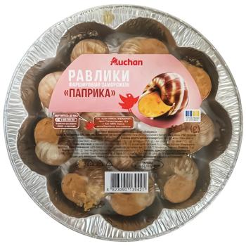 Улитки Auchan Паприка фаршированные замороженные 130г - купить, цены на Auchan - фото 1