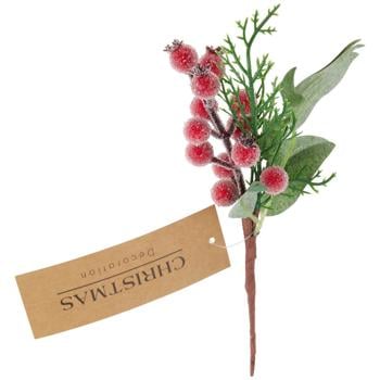 Гілка декоративна Koopman з ягодами в асортименті 22см - купити, ціни на - фото 5