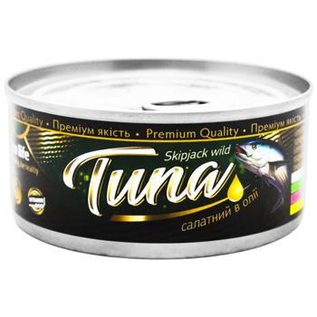 Тунець Green Life салатний в олії 160г - купити, ціни на КОСМОС - фото 1