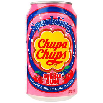 Chupa Chups Cherry Bubblegum Carbonated Drink 0.345l - buy, prices for Tavria V - photo 1