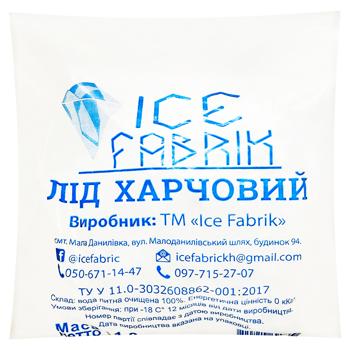 Лід харчовий Ice Fabrik кубики прозорий 1кг - купити, ціни на Восторг - фото 1