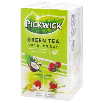 Pickwick Variation Box Green and Herbal Tea with Fruit Pieces 1.5g*20pcs - buy, prices for Auchan - photo 1