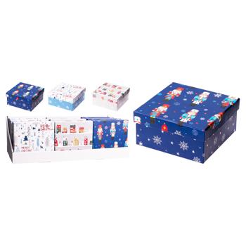 Gift Box 14.5x14.5x7cm in assortment