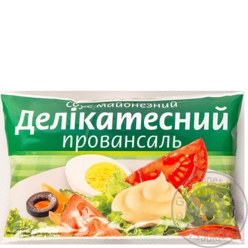 Майонезний соус Чумак Делікатесний Провансаль 180г купити, ціни на МегаМаркет - фото 1
